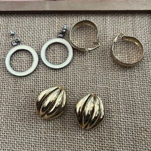 Vintage earrings lot of 3